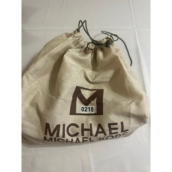 Michael Kors Metallic Gold Satchel Handbag – Western Stitch Detail - Picture 11 of 11